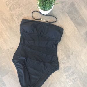 Mossimo  black mesh swimsuit